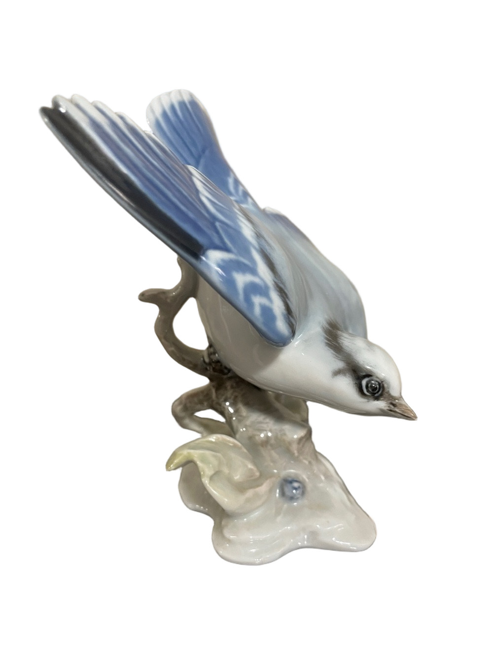 Vintage Rosenthal Blue and White Porcelain Bird Figurine